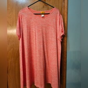 Striped Pink T-Shirt Dress